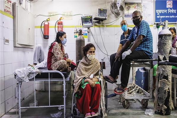الهند تعاني من تزايد إصابات كورونا