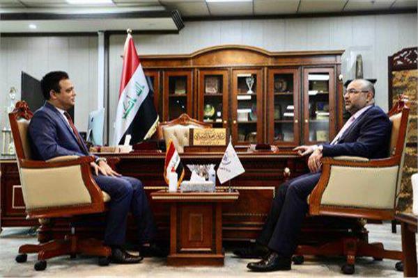 وزير الاتصالات العراقى  - السفير المصري