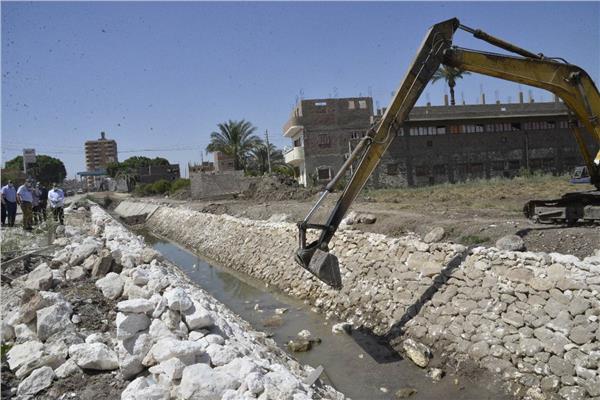 ضمن عمليات مشروع تطوير الريف المصري 