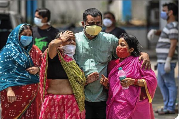 الهند مازالت فى الموجة الثانية من فيروس كورونا