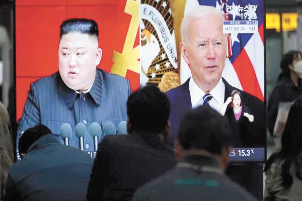  صورة مجمعة للرئيس الأمريكى والزعيم الكورى الشمالى    