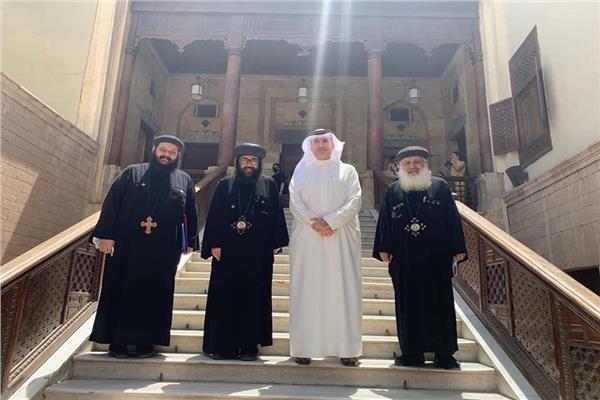  سفير مملكة البحرين يزور منطقة كنائس مصر القديمة