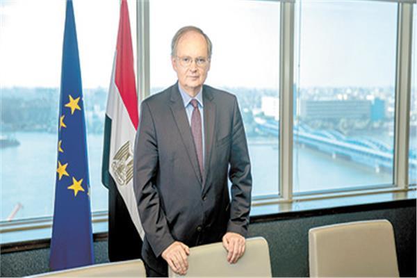 السفير كريستيان برجر رئيس وفد مفوضية الاتحاد الأوروبي لدى مصر