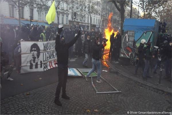 احتجاجات في فرنسا ضد مشروع قانون بيئي