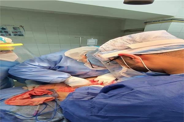  انقاذ مريض كورونا من انفجار الإثني عشر وصديد في مستشفى المنشاوي بطنطا 