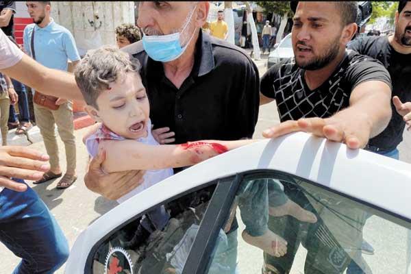  العدوان الإسرائيلي يستهدف الأطفال فى غزة   