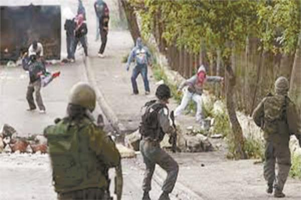  استشهاد فلسطينى أثناء المواجهات برام الله
