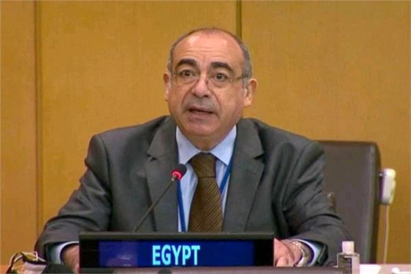 السفير محمد إدريس ، مندوب مصر الدائم بالأمم المتحدة