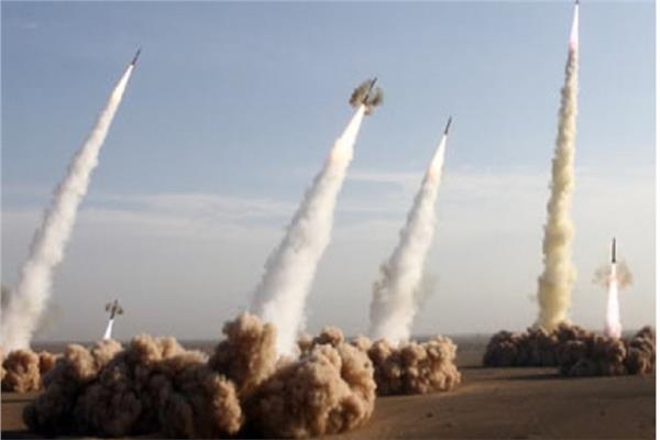 صواريخ المقاومة خلال إطلاقها على إسرائيل 
