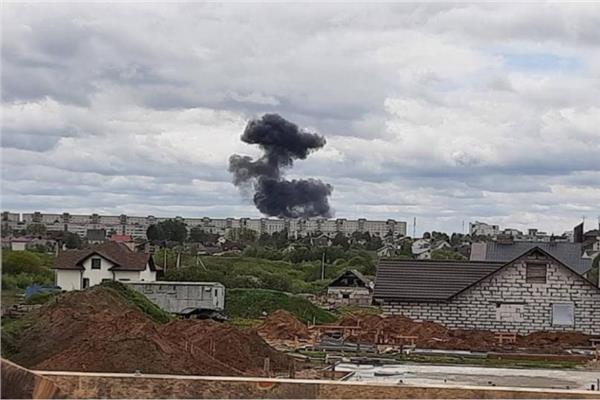 مصرع طياران في حادث تحطم طائرة عسكرية بيلاروسيا