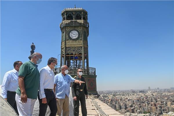 "ختم محمد علي باشا" في أعمال ترميم برج الساعة