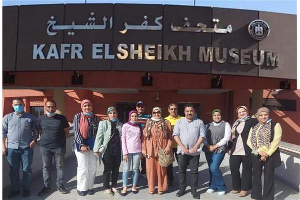 جولة تفقدية لإدارة المتاحف في متحف كفر الشيخ 