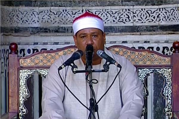 شعائر صلاة الجمعة من مسجد المؤيد شيخ بالقاهرة