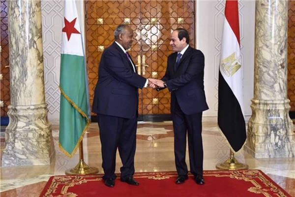الرئيس عبدالفتاح السيسي خلال زيارته لدولة جيبوتي