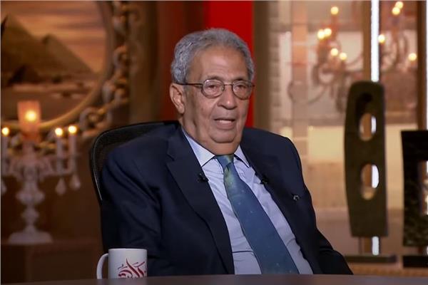 عمرو موسى الأمين العام لجامعة الدول العربية الأسبق