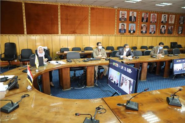 الإجتماع التنسيقي الأول للمجموعة العربية من خلال المنصة الالكترونية (زووم)
