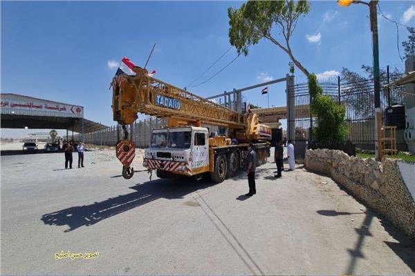 وصول المعدات الهندسية لقطاع غزة