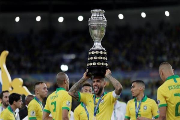 لحظة فوز البرازيل بكوبا أمريكا 2019