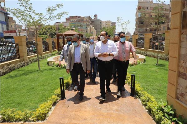 محافظ المنوفية يفتتح حديقة «تحيا مصر» بمنوف