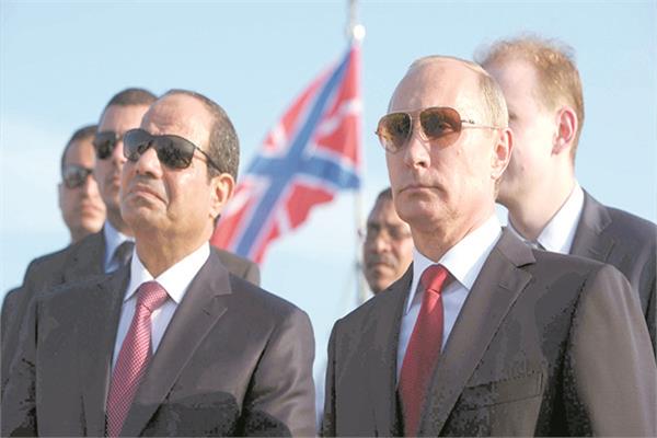 زيارة الرئيس السيسي لروسيا لمقابلة الرئيس بوتين