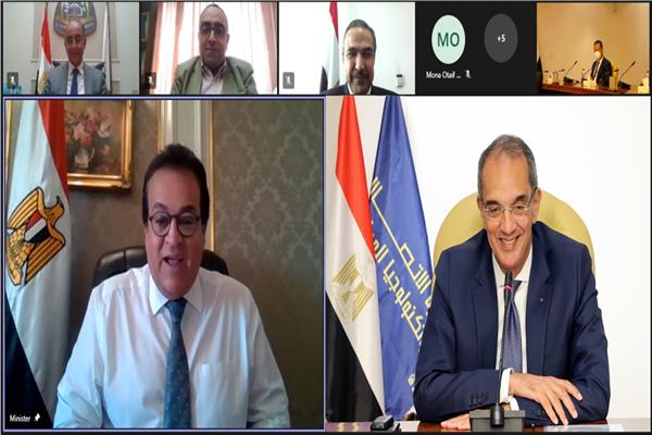 وزيرا التعليم العالي والاتصالات يشهدان توقيع بروتوكول تعاون لإنشاء مركز إبداع مصر الرقمية
