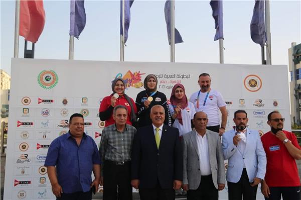 4 ميداليات لسيدات مصر في منافسات المسدس والبندقية 