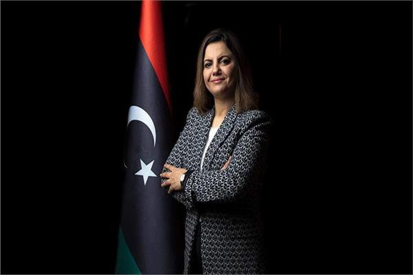  وزيرة الخارجية والتعاون الدولي بحكومة الوحدة الوطنية الليبية نجلاء المنقوش