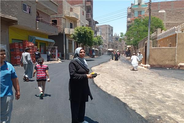  رصف شوارع مدينة القوصية