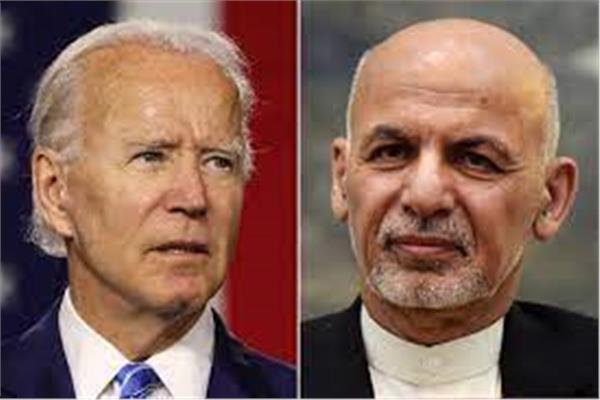 الرئيس الأفغاني والرئيس الأمريكي