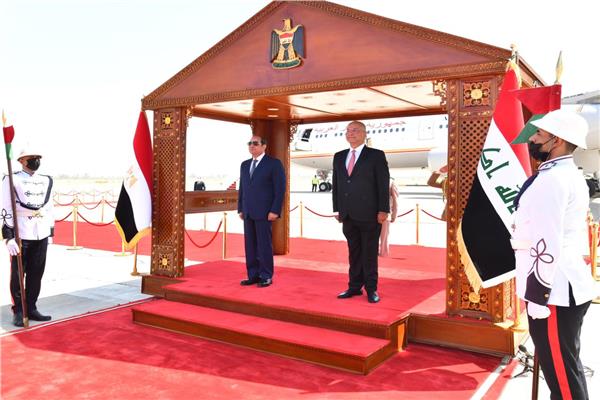 الرئيس السيسي ونظيره العراقي