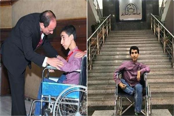 محمد عمر خيري أول معيد في الجامعات المصرية من مرضي الضمور العضلي