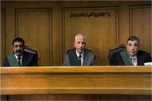 هيئة المحكمة برئاسة المستشار حمدي الشنوفي