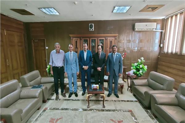 شوشة يستقبل أعضاء البرنامج الرئاسي في ختام  فترة تدريبهم بشمال سيناء