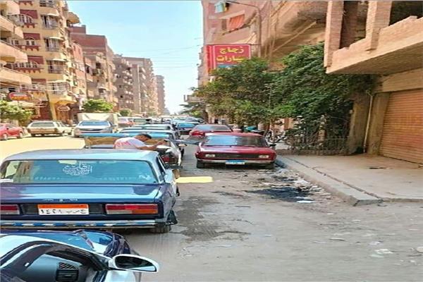 زحام شديد للسيارات في مداخل طنطا بسبب محطات تموين الغاز