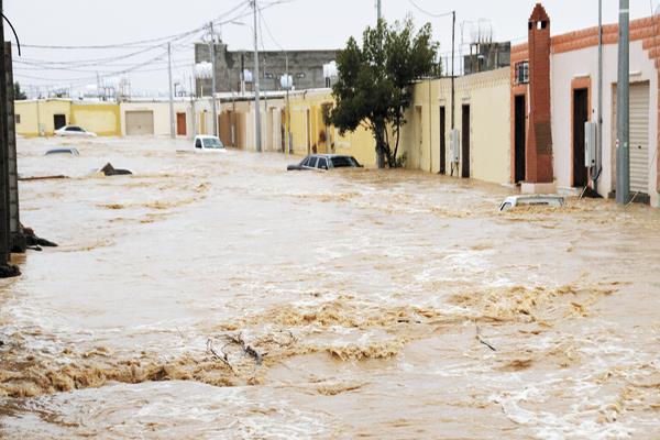  مياه السيول فى السعودية
