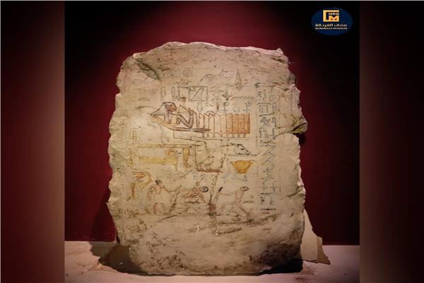 قطعة أثرية توضح عملية تقديم القرابين للاحتفال منذ بداية التاريخ المصري 