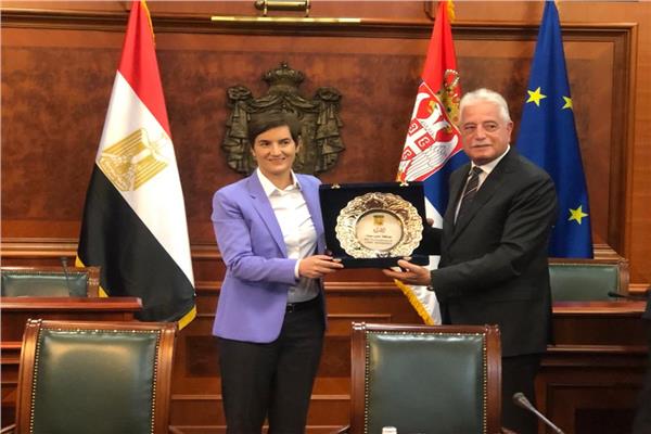 رئيسة وزراء صربيا تستقبل محافظ جنوب سيناء 