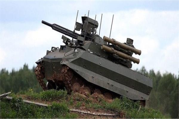 دبابة الروبوت العسكرية الروسية