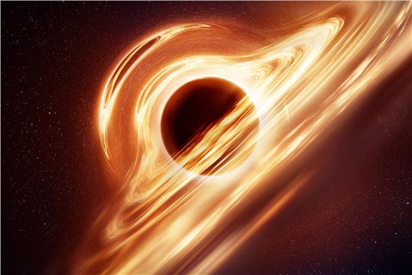 الضوء حول الثقب الأسود