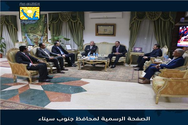 محافظ جنوب سيناء يستقبل مدير الأمن الجديد متمنياً دوام الأمن والأمان 