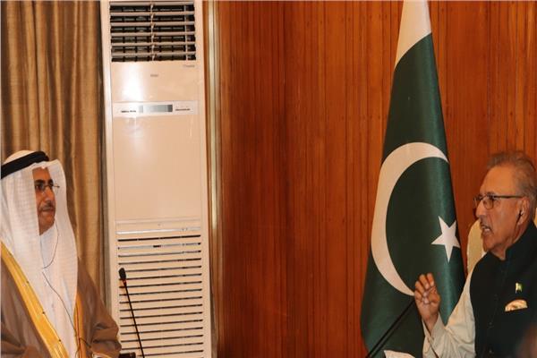  رئيس البرلمان العربي مع رئيس وزراء باكستان 