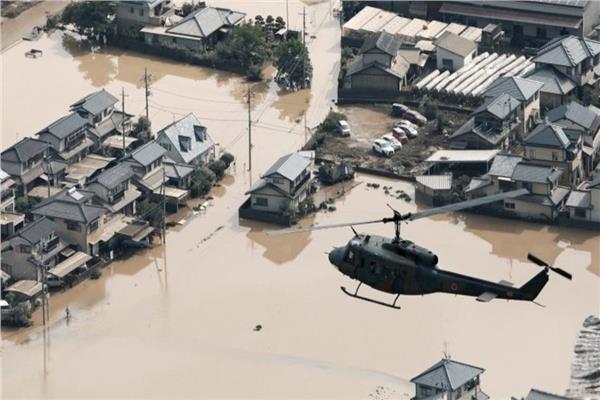 الفيضانات في اليابان - صورة أرشيفية