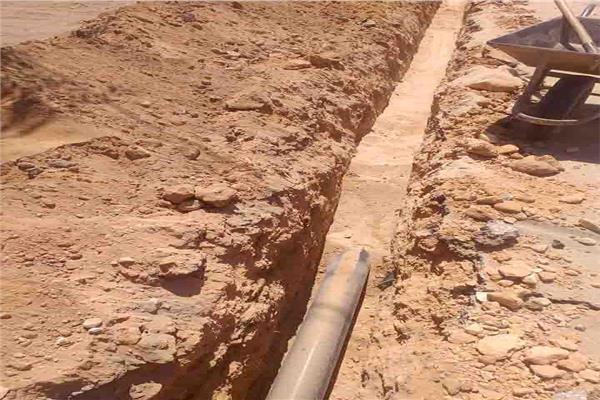 تجديد خطوط مياه الشرب بمركز جهينة بسوهاج