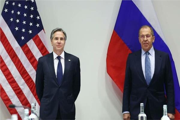وزير الخارجية الروسي سيرجي لافروف ونظيره الأمريكي أنتوني بلينكن