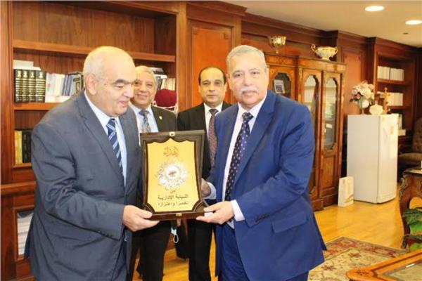 رئيسي قضايا الدولة واسنئناف القاهرة يستقبلان رئيس النيابة الإدارية 