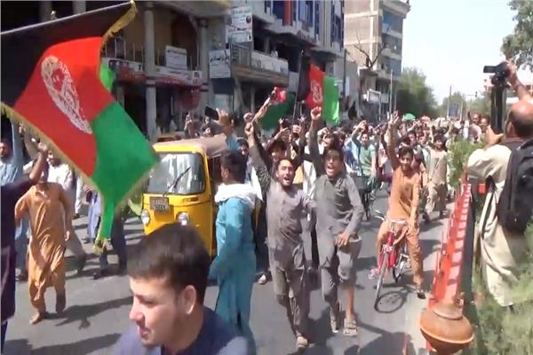 التظاهرات الافغانية بجلاد اباد