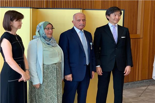  تكريم المهندس محمد بيبرس بسفارة اليابان بالمدينة جنيف