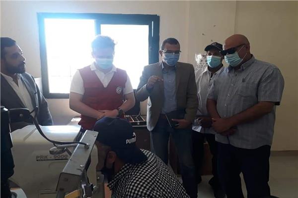 الكشف الطبي علي 343 حالة مرضية بمركز الحسنة بوسط سيناء