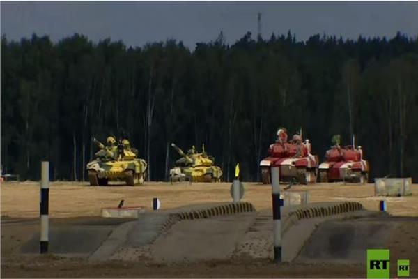 مسابقة "بياتلون الدبابات-2021" الدولية - صورة من الفيديو
