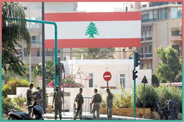 عناصر من الجيش اللبنانى